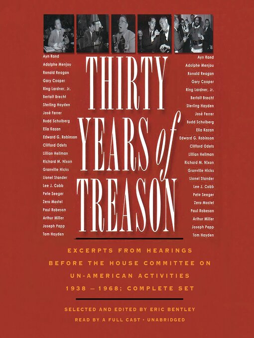 Title details for Thirty Years of Treason by Eric Bentley - Available